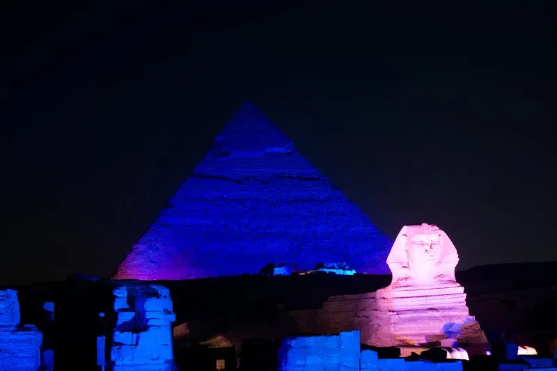 Spettacolo privato Suoni e Luci alle Piramidi di Giza