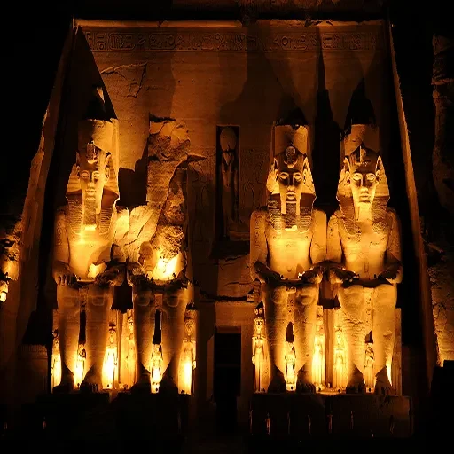 Tour privato di 2 giorni da Assuan ad Abu Simbel con spettacolo Suoni e Luci