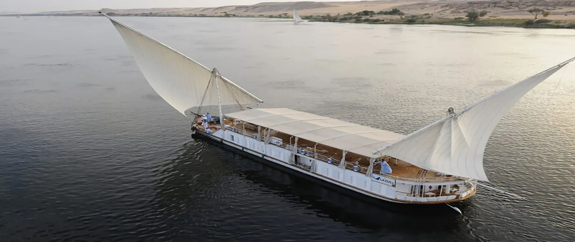 Lazuli Albatros Dahabiya – crociera sul Nilo di 6 giorni : Luxor–Assuan