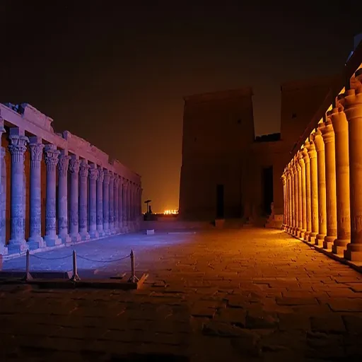 Serata con spettacolo Suoni e Luci al Tempio di Philae