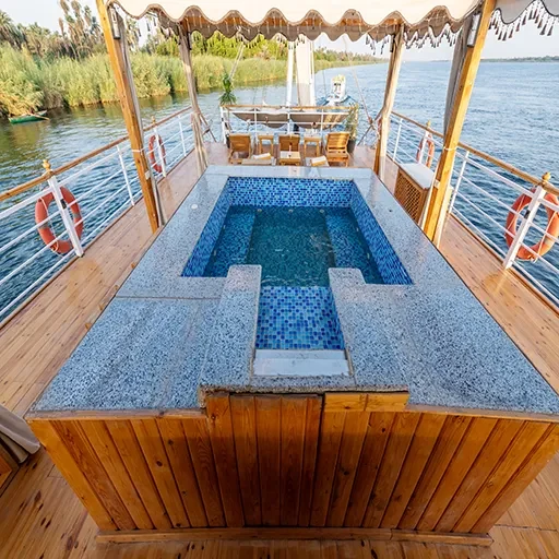 Princess Cleopatra Dahabiya – crociera sul Nilo di 4 giorni : Assuan–Luxor