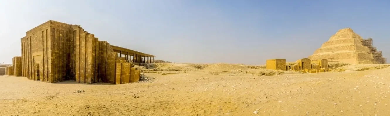 Escursione privata dal porto di Sokhna alle Piramidi di Giza e safari a Saqqara