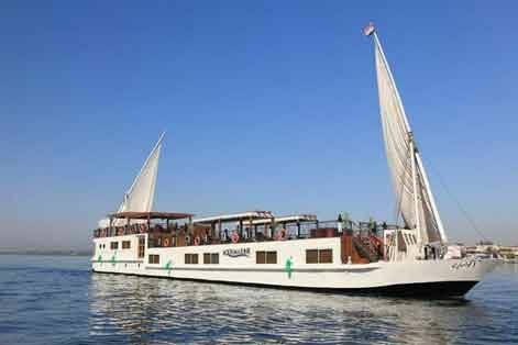 Dahabiya da Assuan a Luxor